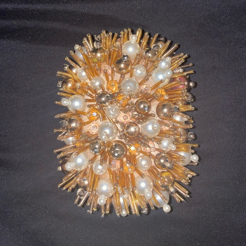 Gold Pearl Clutch